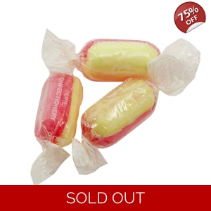 Tilleys Rhubarb and Custard - Wrapped Boiled Sweets